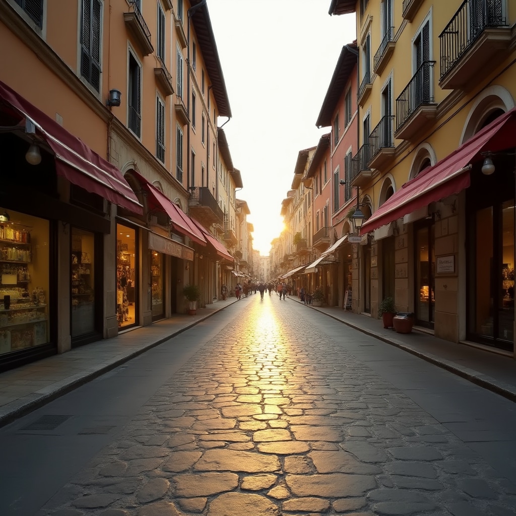 Quartiere commerciale di Roma vicino alla sede di Xelorviax